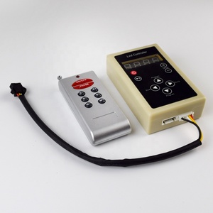 6803 Program RF denetleyici dijital rüya sihirli renk kovalayan şerit ışıkları DC12V ile 133 Led şerit programlama denetleyicisi