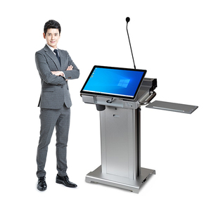 Multimedia Digital Podium Lectern Educational Equipment <strong>Lectures</strong> for Conference Room Presidential With Lcd Screen - Product Image 5