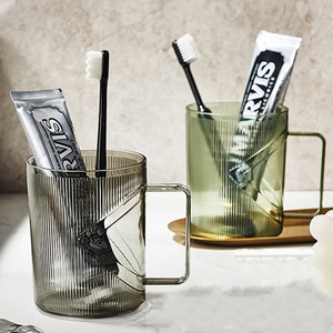 Hiện đại rửa cup vài cơ sở Nước súc miệng cup dễ thương nhựa PP phòng tắm lớn mở Cup cho phòng tắm - Product Image 5