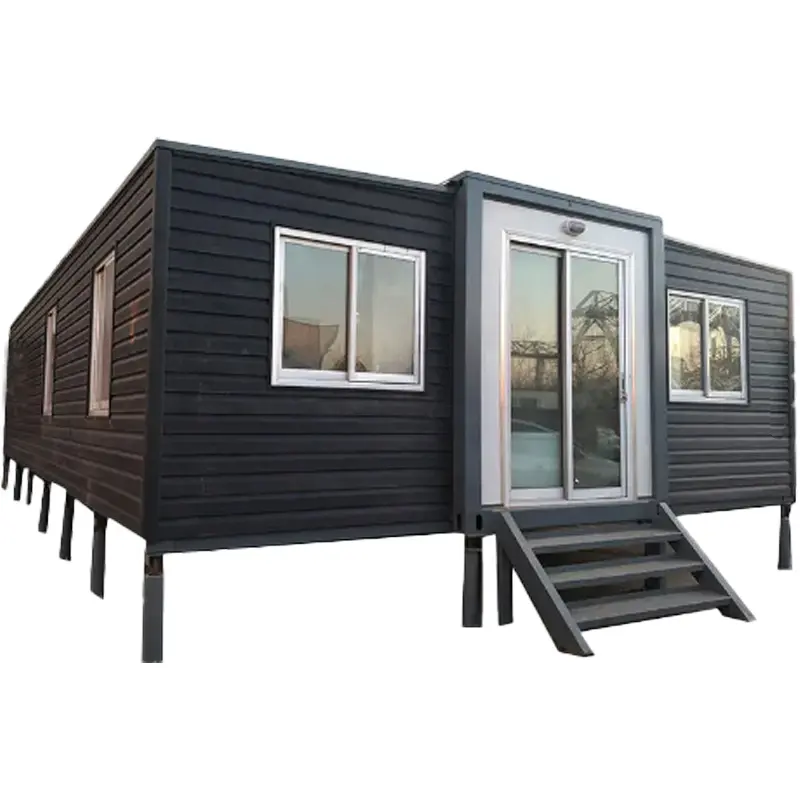 Australische Luxe Geprefabriceerde 20ft Opvouwbare Stacaravans 20ft Bos Uitbreidbaar Containerhuis Te Koop