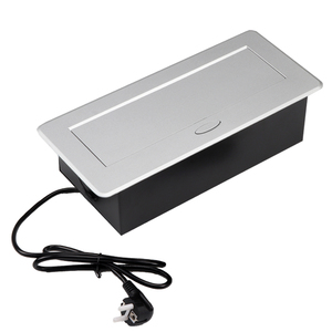 Caja de alimentación emergente de la UE, enchufe emergente de escritorio amortiguado con conexión de salida de conferencia USB, corriente nominal de 16A/10A, enchufe estándar de Reino Unido/EE. UU. - Product Image 5