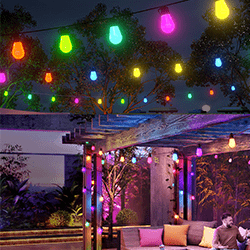 Urlaub Beleuchtung LED Glühbirne String Pixel LED Licht wasserdicht dmx RGB Multi Farbe String Weihnachten LED Glühbirne String Licht - Product Image 6