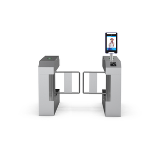 Stainless Steel Automatic Swing Barrier Gate for Buildings Offices Gyms <strong>Entry</strong> Access Control with Touch Screen Display - Product Image 2