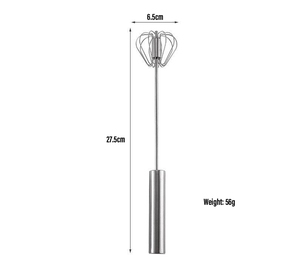 Máy Khuấy bằng thép không gỉ Máy trộn cầm tay máy trộn trứng Máy đánh trứng bằng tay dụng cụ làm bánh Máy đánh trứng cầm tay Máy đánh sữa - Product Image 3