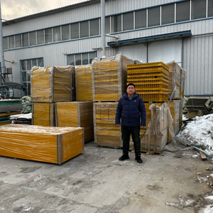 矩形玻璃钢格栅工业玻璃纤维玻璃钢洗车格栅，带模具技术，用于人行道弯曲切割和焊接 - Product Image 3