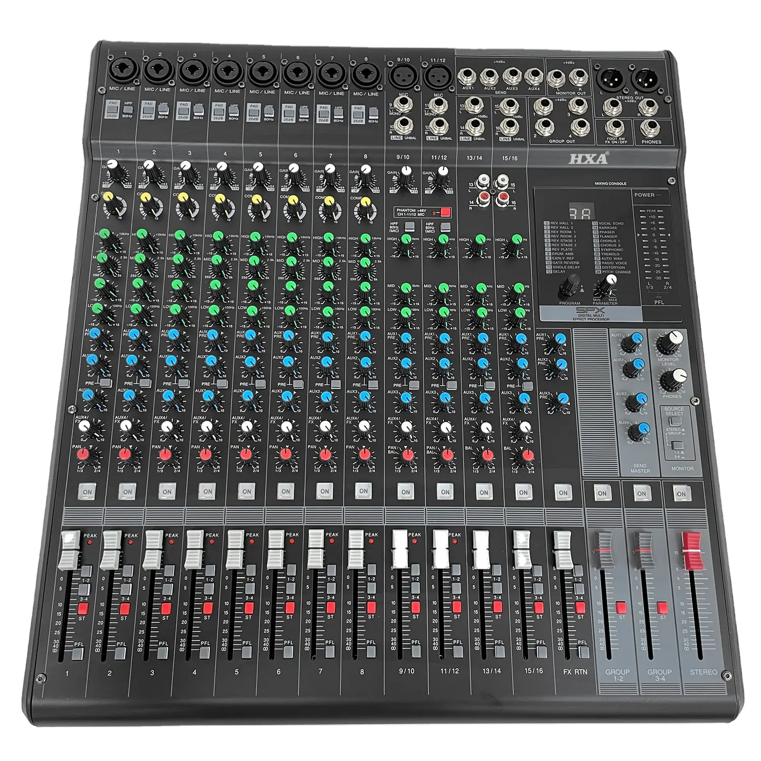Mixer Audio Profesional Kualitas Tinggi Konsol Mixer 16 Saluran