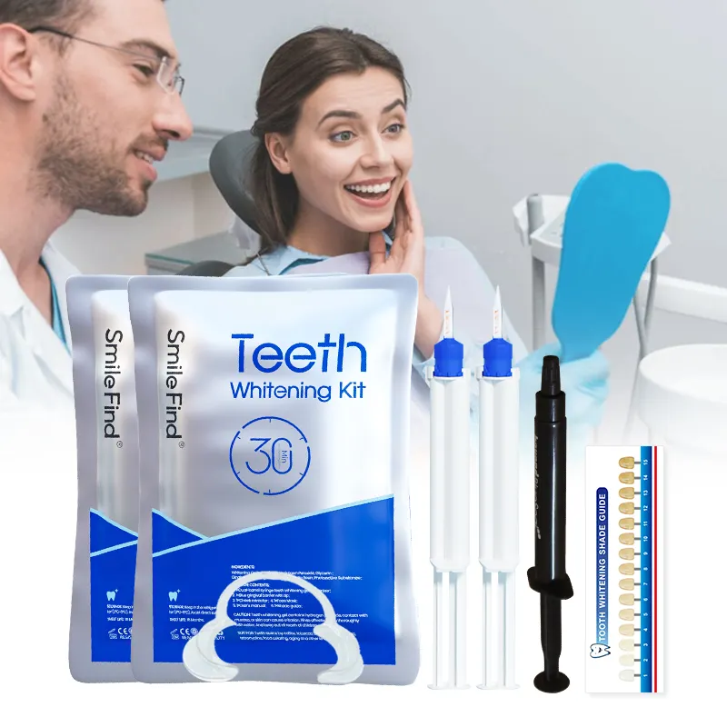 Salon Dental Office Blanchiment Dentaire Diente blanco Gel blanqueador de dientes Peróxido de hidrógeno profesional 35% Kits de blanqueamiento de dientes