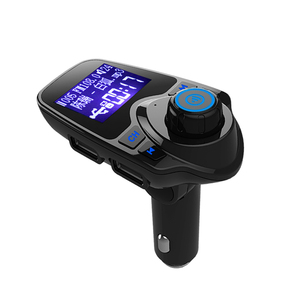 HG T11 kablosuz Bluetooth FM verici Handsfree araç kiti kablosuz Bluetooth adaptörü ile çift USB araç şarjı kiti - Product Image 1