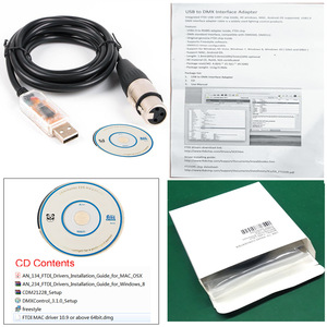 USB-zu-DMX-Schnitts telle adapter Kabel Stage PC DMX512 Controller DMX Dimmer