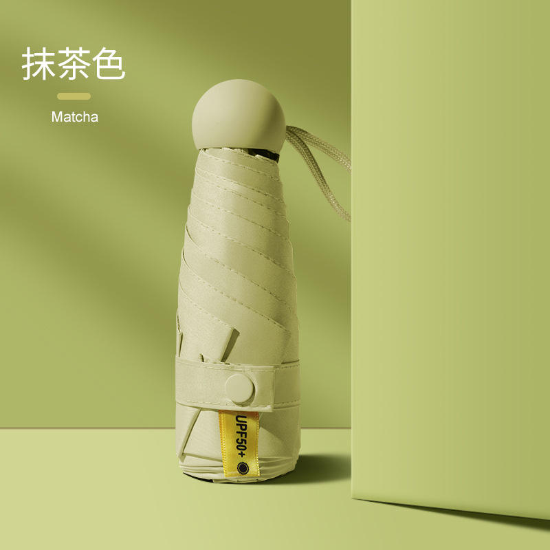 Embalaje con funda de tela verde matcha