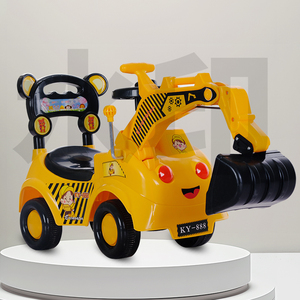 Unisex Four-Wheel Walker Sliding Car Stroller Children's Plastic Ride-on <strong>Toy</strong> with Music &amp; MP3 for <strong>2</strong>-4 Years Old - Product Image 6