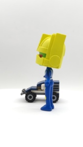 Original Helmet Team Goldie Action Figure with Building Block Police Car Creative Educational Play <strong>Toy</strong> Set Kids