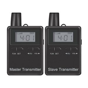 Uzun menzilli radyo dijital iletişim ekipmanları sessiz düğme Walkie Talkie 2.4Ghz Haji ve umre - Product Image 3