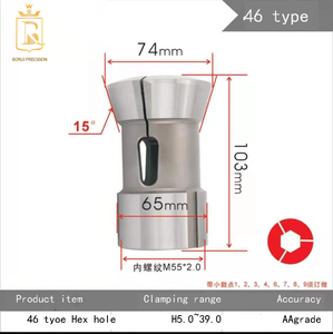 出厂价格拉动式弹簧钢cnc车床卡盘夹头弹簧衬套夹头 - Product Image 4