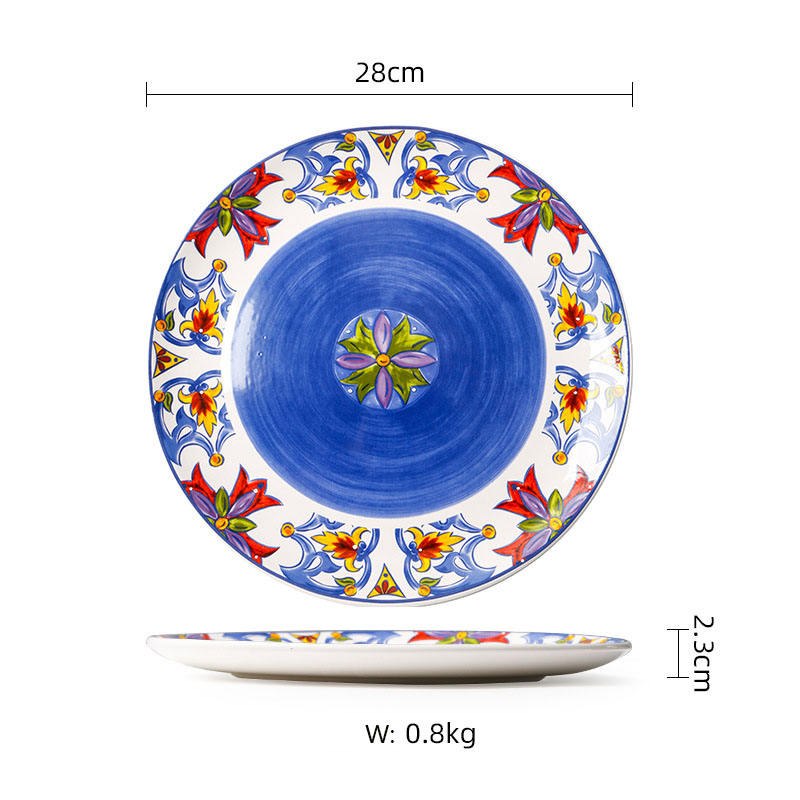 จานกลม11นิ้ว