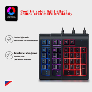 Nuevas ideas de productos Teclado numérico USB Cable Retroiluminado Número Teclado Mini Teclado retroiluminado 19 teclas - Product Image 6