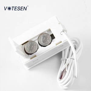 Pantalla LCD Termómetro digital Higrómetro sensor de temperatura impermeable con 1m de longitud del cable