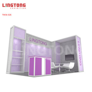 Thời trang 3x6 thành phần tiêu chuẩn Sistema nhôm kiosk tùy chỉnh triển lãm tradeshow gian hàng cho gian hàng - Product Image 2