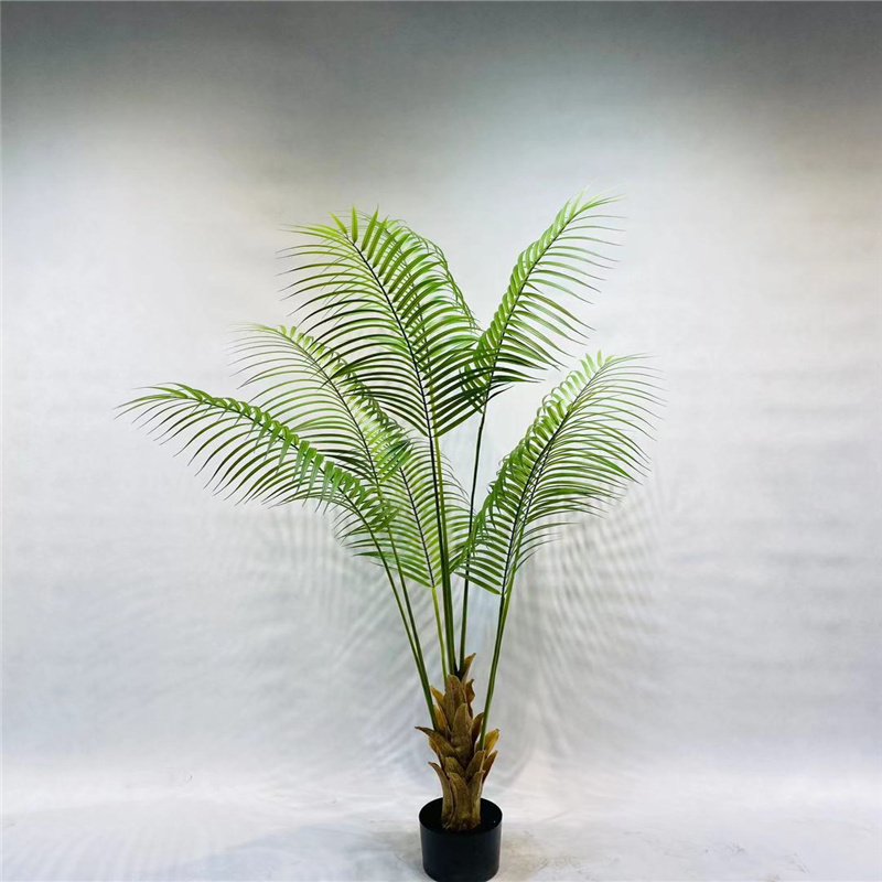 Newest decorative artificial green plant artificial new palm tree plant home decoration