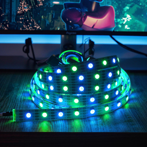 Sk6812 60发光二极管RGBW条形灯12毫米SMD5050 RGB 144发光二极管条，带可寻址WS2812 SK6813 1m铜体，输入电压5v - Product Image 5