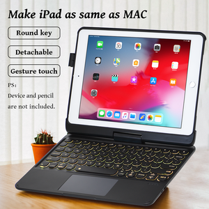 Tablet Pad <strong>Bluetooths</strong> <strong>Keyboard</strong> 7colorful Retro Backlit Wireless <strong>Keyboard</strong> Mouse 9.7 <strong>Keyboard</strong> Case For Ipad - Product Image 3