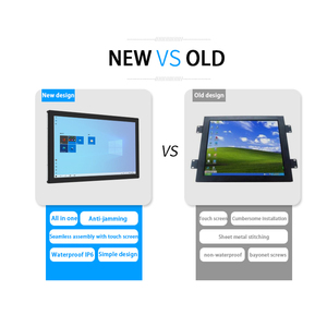 Industrieller Desktop-Panel-PC mit 19 "15" 17 "Touchscreen Ubuntu Linux & Android I3 oder J1900 CPU 8GB oder 32GB RAM - Product Image 2