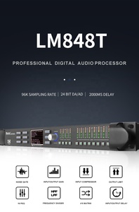 Frecuencia de muestreo de 96kHz, 4 entradas, 8 salidas, DSP, gestión de altavoces de Audio