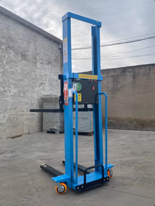 ポータブルオートリフトACモーターパワースタッカー効率的なローディングおよび荷降ろし状態 - Product Image 3