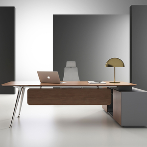 <strong>Executive</strong> Office Desk Office Table with Side Table Ceo <strong>Executive</strong> Table - Product Image 1