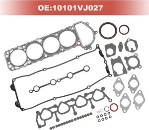 エンジンバルブガスケットセット日産LIVINA TllDA 1.6L KA24DE(D22) 10101VJ027シリンダーヘッドガスケットキット13270-70F01 <span class=keywords><strong>11044</strong></span>-<span class=keywords><strong>70F00</strong></span>