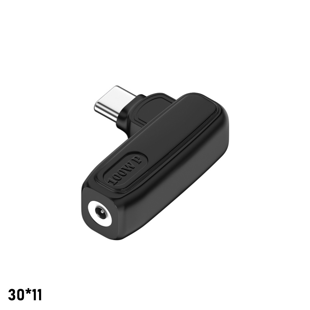 3,0*1,1 mm vers USB C noir