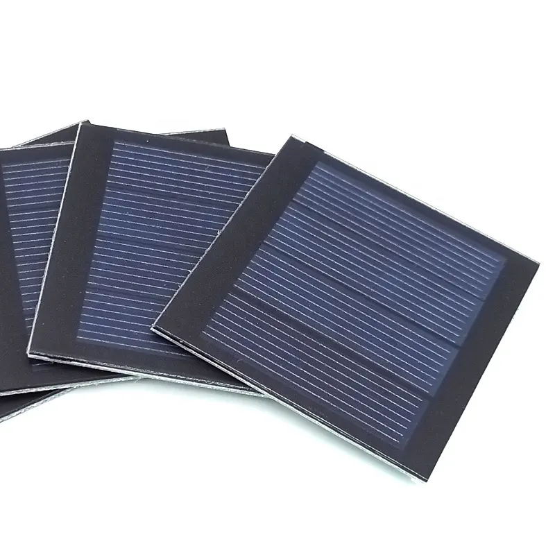 Énergie verte PV Panal photovoltaïque Paneles Solares en Productos Poly Cell Mini 2v 50x50 petit panneau solaire carré pour calculatrice