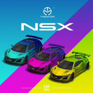 TimeMicro 1:64 N SX Hon da spor araba renk kaplama Metal koleksiyon simülasyon Die Cast araba alaşım araba modeli - Product Image 2