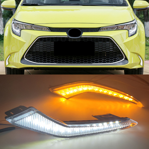 ไฟ LED แบบไดนามิกสำหรับ Toyota Corolla,ไฟสัญญาณเลี้ยวไฟวิ่งกลางวัน LED แบบไดนามิก L/le/xle ไฮบริดเลวิน2019 2020 2021 - Product Image 5