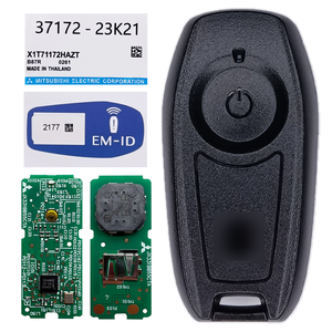 バイクリモコンキーフォブ37172-23K21 1B FSK 433Mhz ID49チップ車両キー交換モーターサイクル - Product Image 1