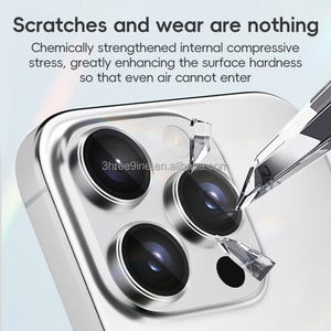 Orijinal Metal HD temperli cam kamera Lens koruyucu iPhone 16 için Pro Max 16 16Pro ekran koruyucu anti-çizik fonksiyonu - Product Image 6