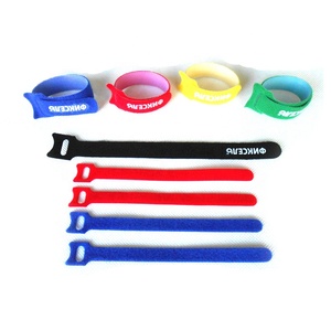 Sujetadores de velcro con logotipo personalizado, gancho de doble cara y bridas para cables - Product Image 1