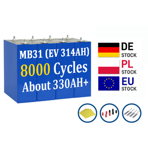 EV 314Ah MB 31 3.2V Lifepo4 prizmatik hücre 8000 döngü serbest bara M6 M8 damızlık Lifepo4 güneş lityum iyon batarya - Product Image 1
