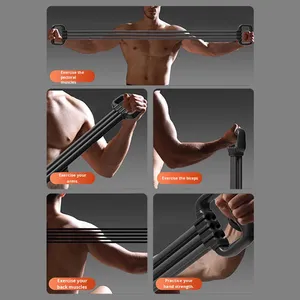 Meme büyütme altı tüp katlanabilir direnç Band omuz geri göğüs kas çalıştırıcı ev çok fonksiyonlu spor yüksek - Product Image 3