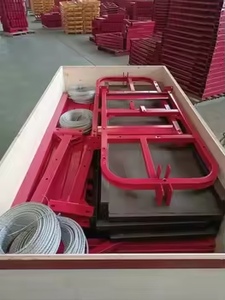 Suspended <strong>Platform</strong> for Construction Steel <strong>Material</strong> 630Kg <strong>Load</strong> Capacity Premium Quality with Wire Rope Zlp630