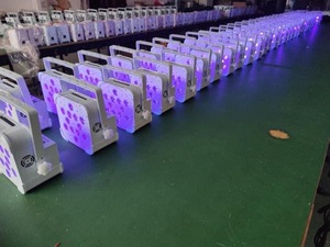 Mini Battery Wireless Uplights Par <strong>12x18w</strong> RGBWAUV <strong>6in1</strong> DJ Light IR Remote Wifi DMX Control Led Par Lights for Stage Party Show - Product Image 4