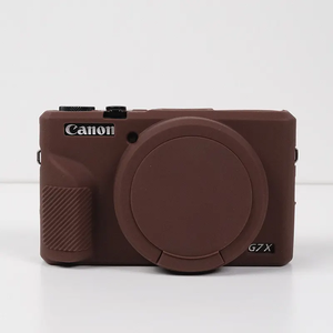 キヤノンPowerShot用G7 X Mark III/G7X3ソフトシリコン保護ケースレンズカバー付き