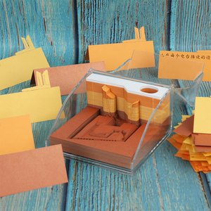Minibloque de construcción 3D, Cubo de papel de diseño personalizado para medios de transporte - Product Image 4