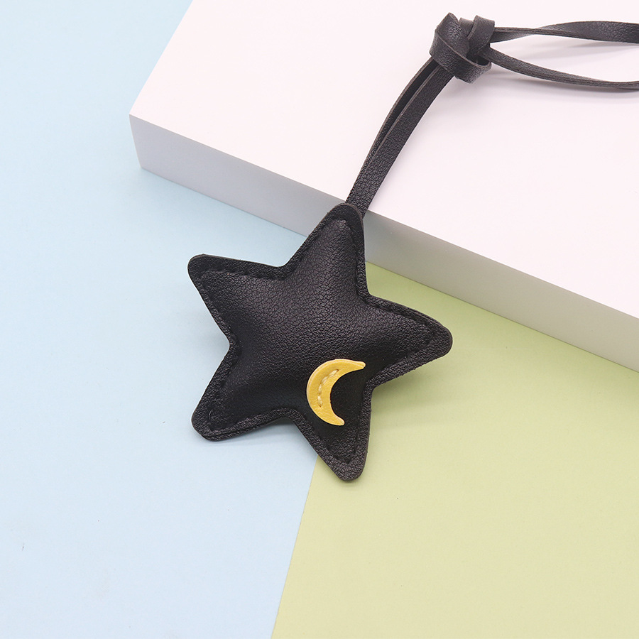 Star moon black star yellow moon