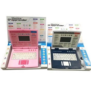 Früh pädagogisches Englisch und Französisch Intelligent Kids Laptop Lernmaschine Spielzeug mit 65 Aktivitäten Funktionen - Product Image 2