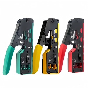 เครื่องหนีบ Cat7 Cat6อเนกประสงค์ Cat5e RJ12 Rj11 RJ45สายเคเบิลผ่านเครือข่ายเครื่องมือจีบ - Product Image 1