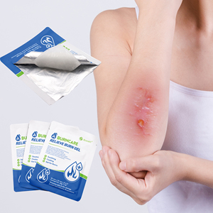 Burncare - Curativo médico para alívio de queimaduras, bandagem anti-queimadura em gel para hidrogel, 10x10 cm