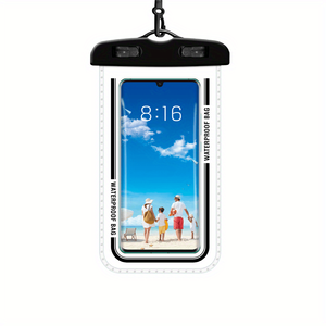 Evrensel yüzer temizle PVC plaj telefon kılıfı kayış su geçirmez cep telefonu kılıfı ile tüm cep telefonları için - Product Image 1