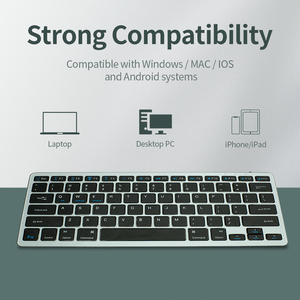 SAMA ABS Black Color <strong>Keyboard</strong> OEM Computer Accessories Optical Sensor <strong>Wireless</strong> <strong>Keyboard</strong> <strong>for</strong> IOS, <strong>Android</strong>, Windows <strong>Systems</strong> - Product Image 4
