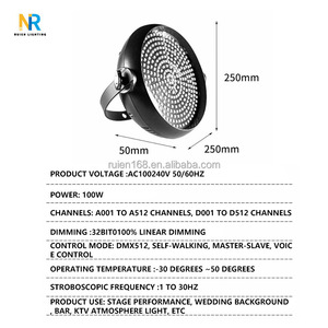 Yeni dinamik dairesel Led çakarlı lamba 100w315pcs yama RGBW işık boncuk pozlama flaş işık Bar - Product Image 2